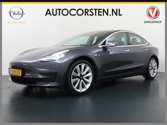 Tesla Model 3 - SR+60kWh 325PK 19" AutoPilot Leer PanoDak Adaptive cruise Camera's Elektr.-Stuur+Stoelen+S