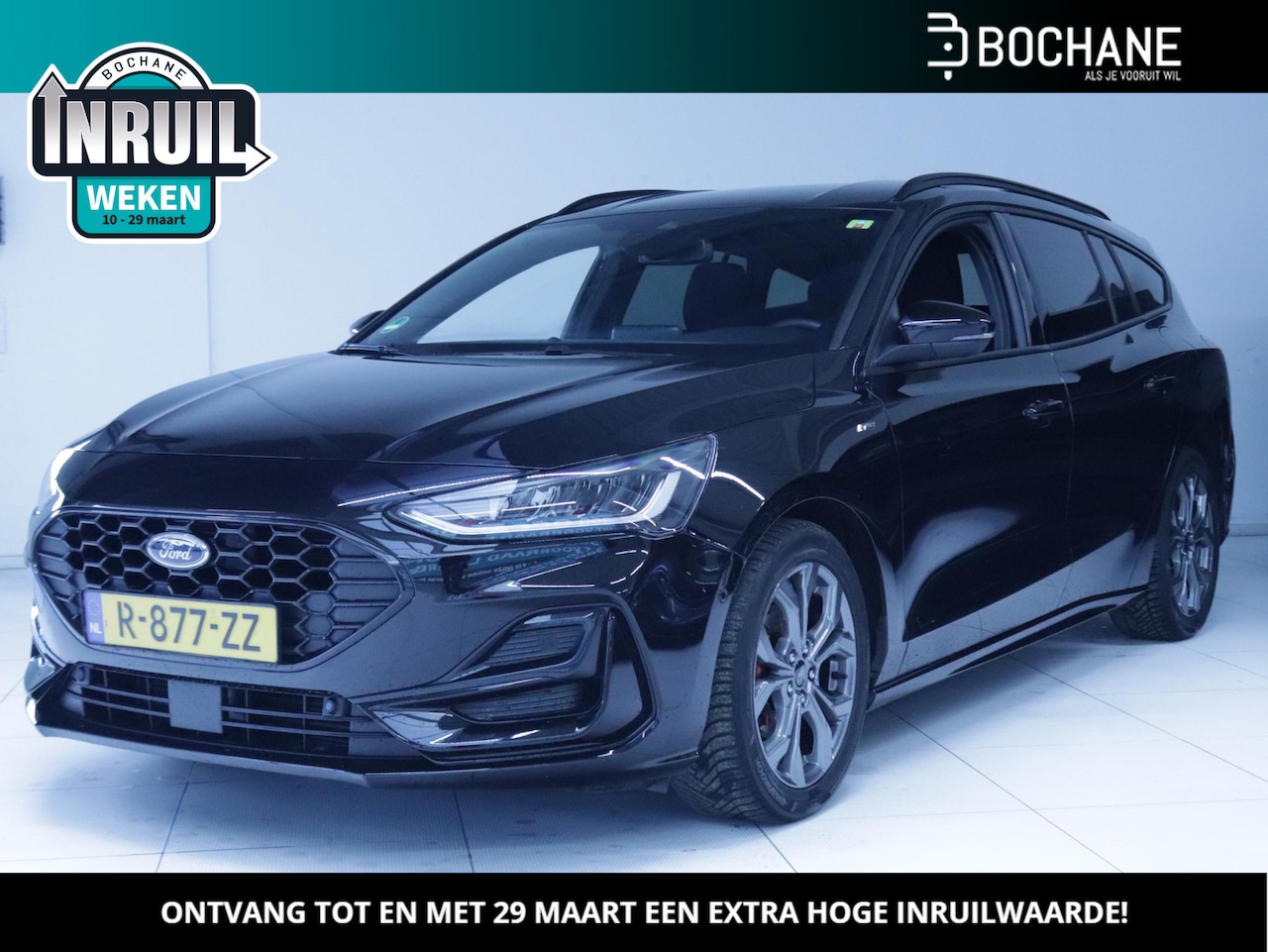 Ford Focus Wagon - 1.0 EcoBoost Hybrid ST Line Clima/Navi/Camera - AutoWereld.nl