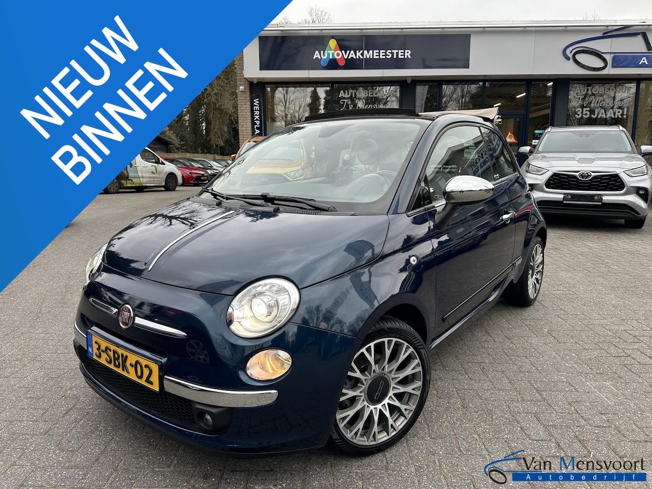 Fiat 500 C - 0.9 TwinAir Rock 2eEig|Leder|Navi|Xenon|Climate|HiFi - AutoWereld.nl