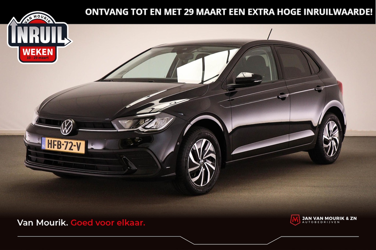 Volkswagen Polo - 1.0 TSI Life | CLIMA | STOELVERWARMING | DAB | APPLE CARPLAY - AutoWereld.nl