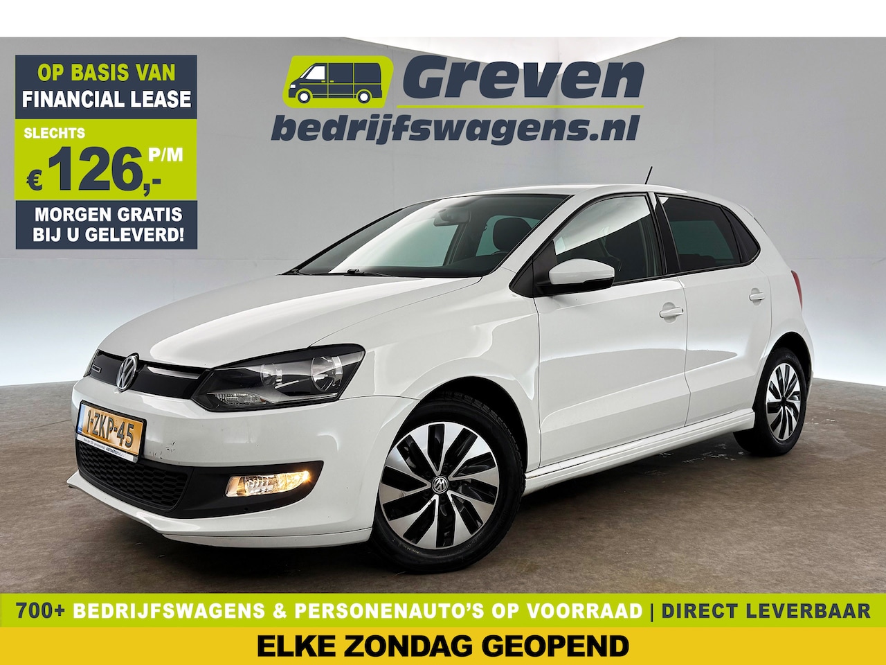 Volkswagen Polo - 1.4 TDI Airco Cruise Navigatie Bluetooth Elektrpakket 15"LMV - AutoWereld.nl