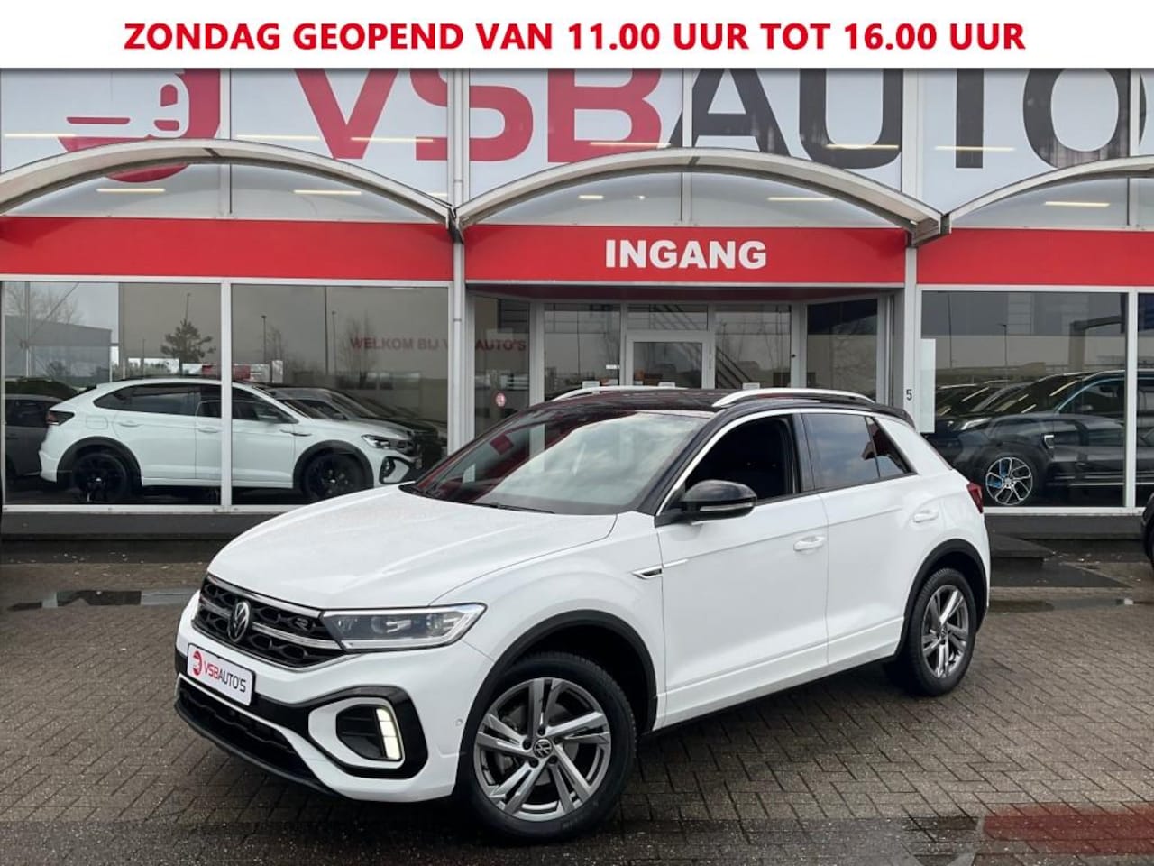 Volkswagen T-Roc - 1.0 TSI 110PK R-LINE LED NAVI TREKHAAK DIGITALE-SCHERM CARPLAY - AutoWereld.nl