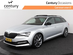 Skoda Superb Combi - 1.5 TSI 150Pk Automaat Sportline Business Panodak + Elec. klep + ACC + Zwart optiek + Elec