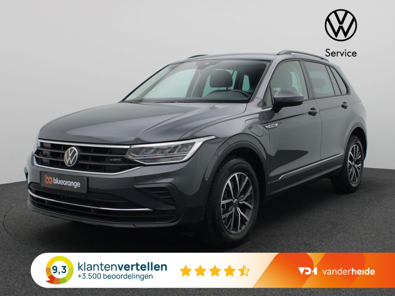 Volkswagen Tiguan - 1.4 TSI eHybrid Life Business 245PK DSG full led, adaptive cruise, achteruitrijcamera, ele - AutoWereld.nl