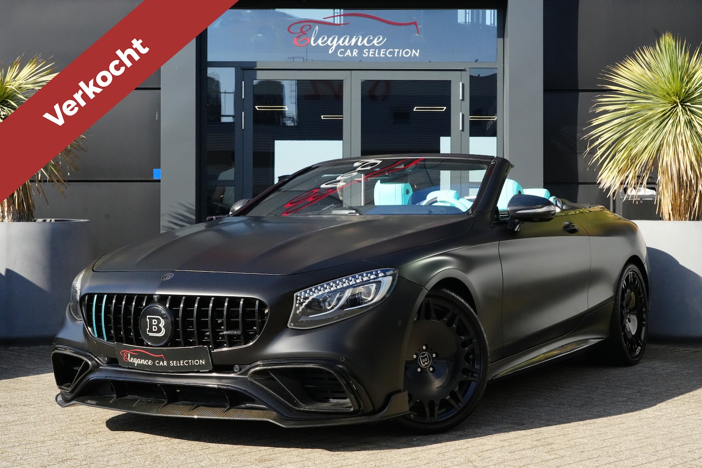 Mercedes-Benz S-klasse Cabrio - AMG 63 4MATIC+ 612pk BRABUS/Nachtzicht/Burmester/360Camera - AutoWereld.nl