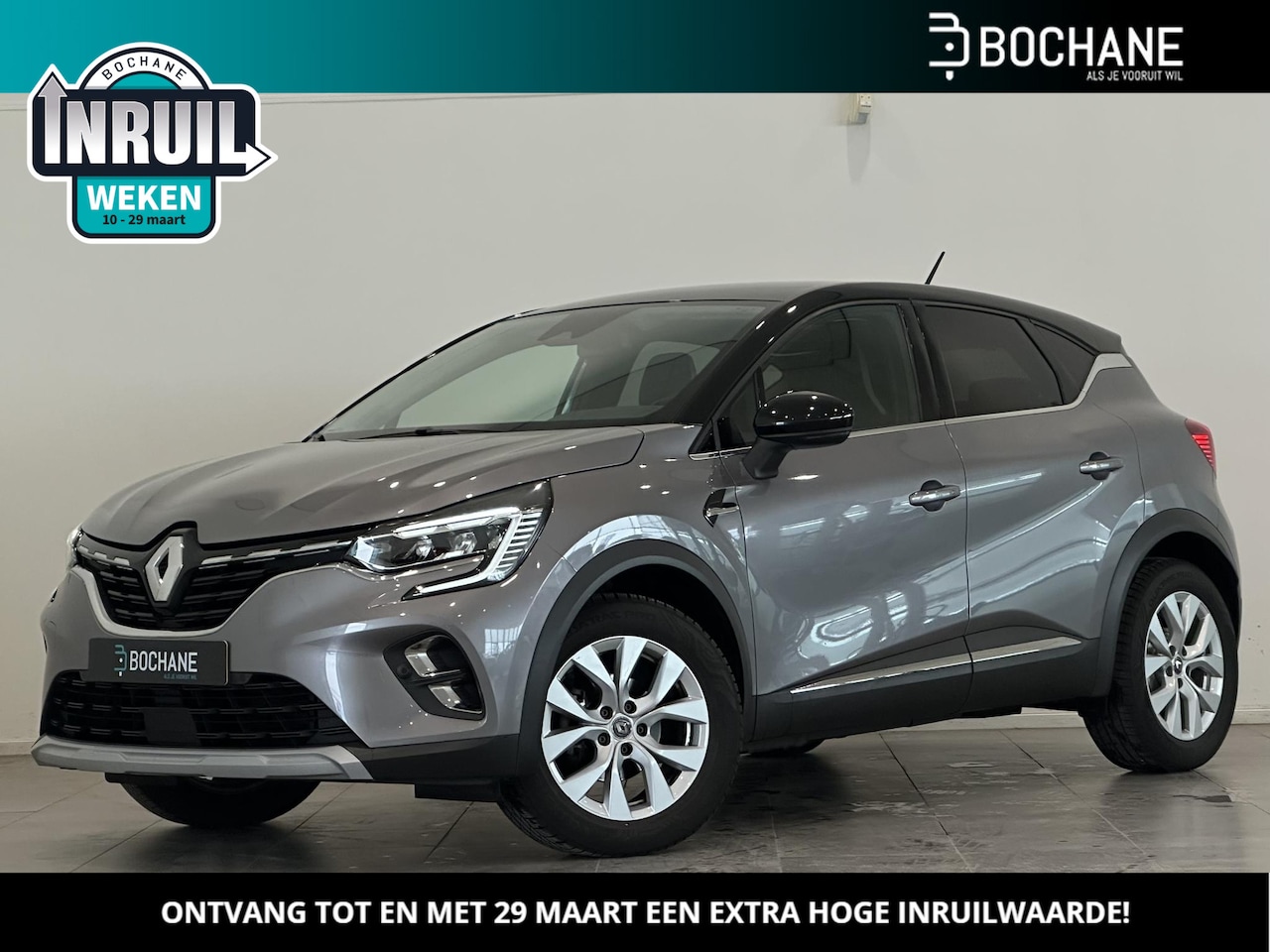 Renault Captur - 1.0 TCe 100 Intens | Navigatie | Climate Control | Cruise Control | Parkeersensoren voor, - AutoWereld.nl