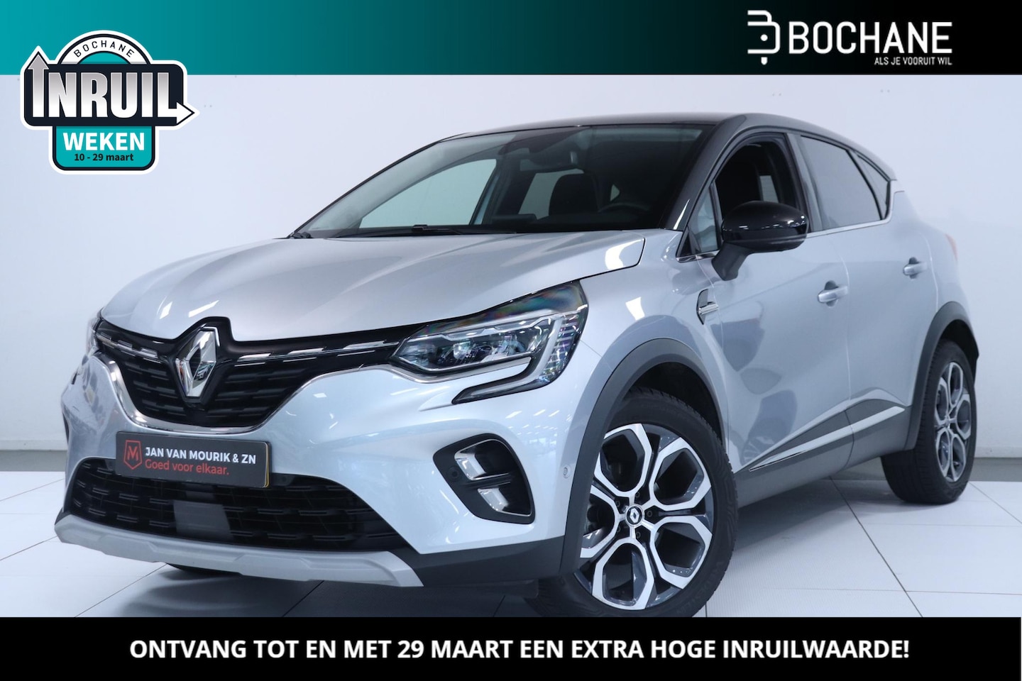 Renault Captur - 1.3 Mild Hybrid 160 EDC Techno Automaat | BOSE Audio | Parkeersensoren | 360° Camera | - AutoWereld.nl