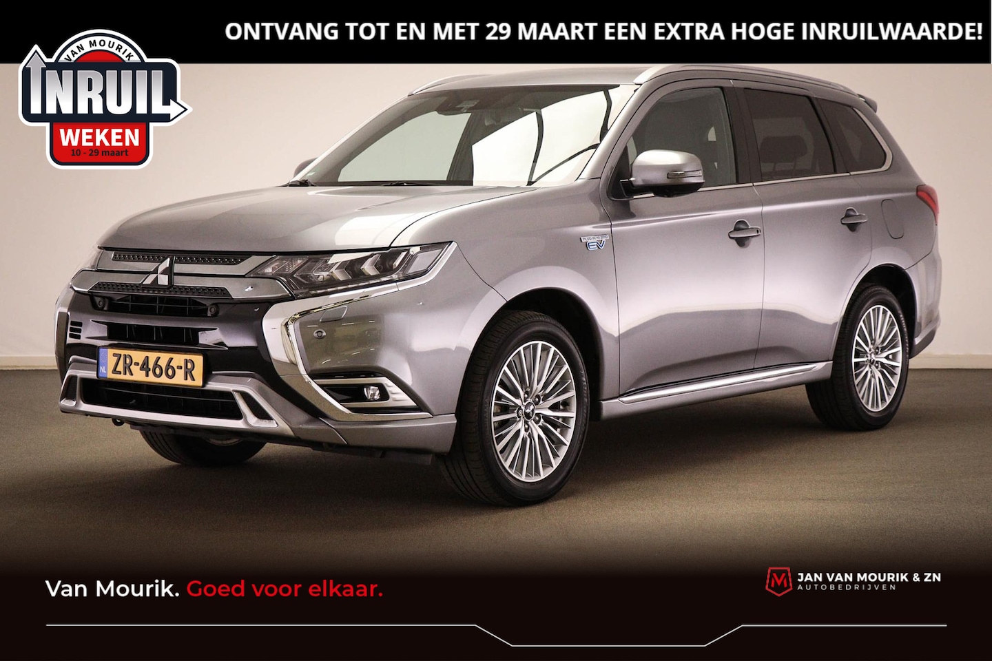 Mitsubishi Outlander - 2.4 PHEV Instyle | LEDER | DAB | 360 CAMERA | TREKHAAK | OPEN DAK - AutoWereld.nl