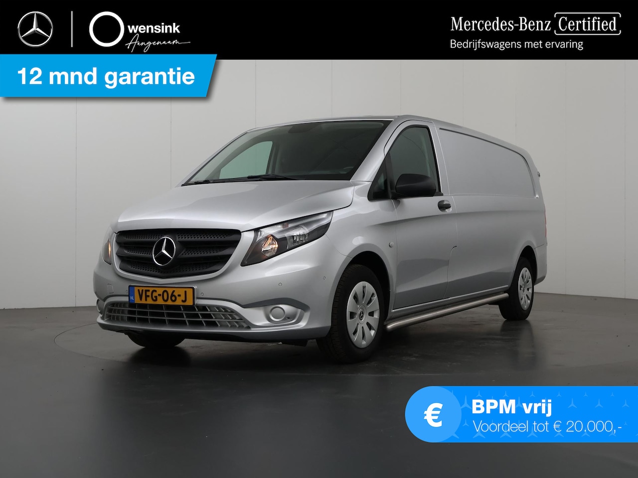 Mercedes-Benz Vito - 114 CDI Aut. | L3 XL | Navigatie | Parkeercamera | Airco | Cruise Control | Trekhaak | Cer - AutoWereld.nl