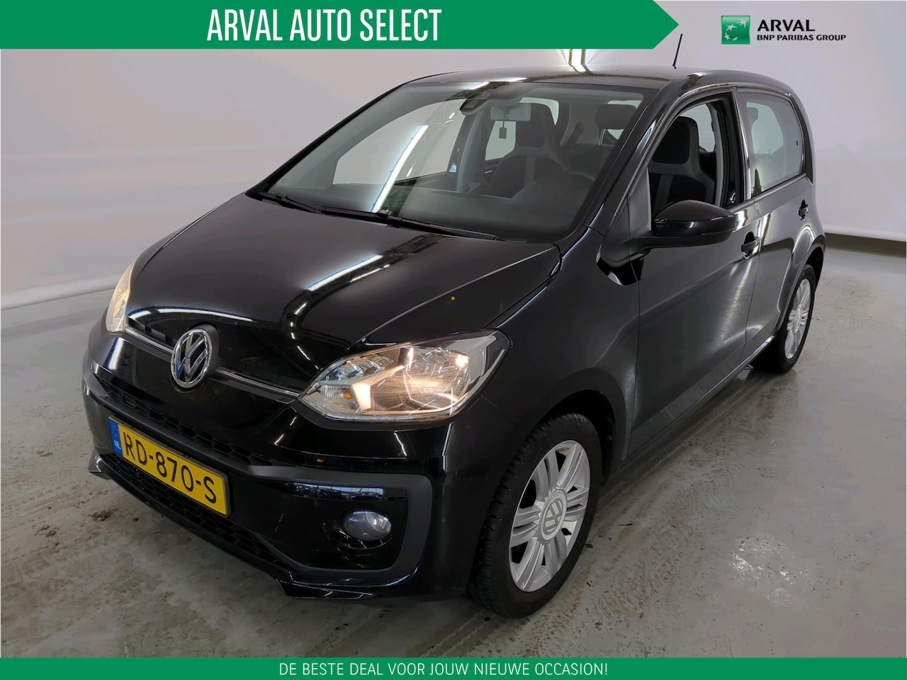 Volkswagen Up! - 1.0 BMT 60pk High Up! | Airco | Bluetooth | Telefoonhouder | DAB | 15" | Cruise control - AutoWereld.nl