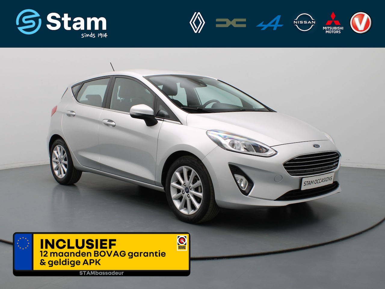 Ford Fiesta - 1.0 EcoBoost Titanium Climate | Cruise | Navi | Parkeersens. v+a | Stoel-/stuur-/voorruitv - AutoWereld.nl