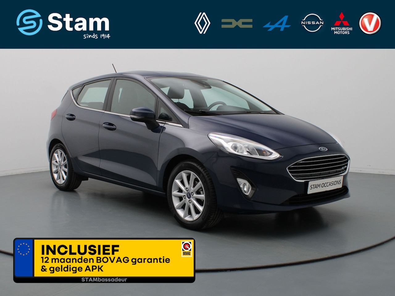 Ford Fiesta - 1.0 EcoBoost Titanium Cruise | Climate | Carplay | Parkeersens. achter | Trekhaak - AutoWereld.nl