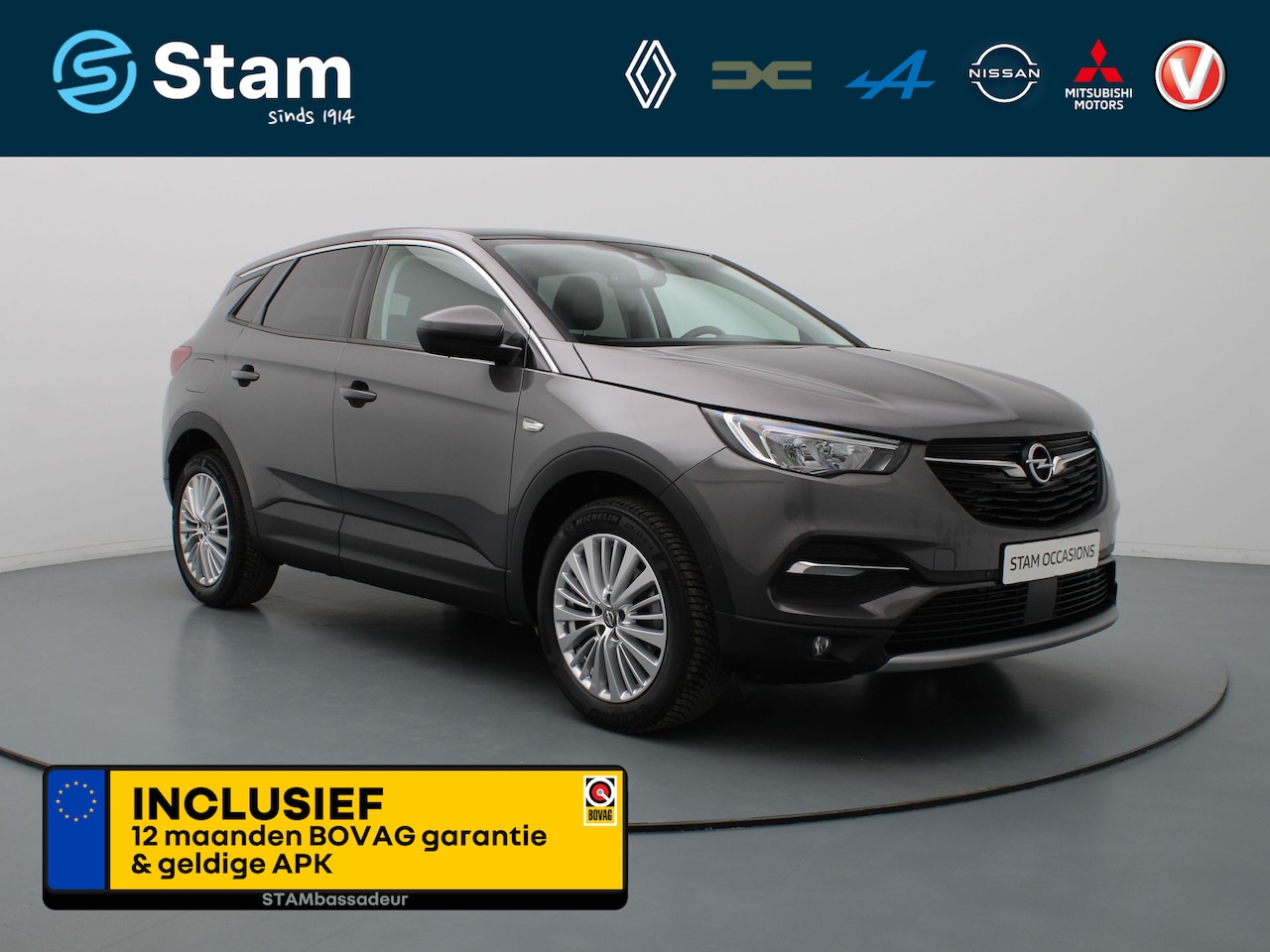 Opel Grandland X - 1.2 Turbo Innovation Camera | Climate | Cruise | Parkeersens. v+a | Panoramadak - AutoWereld.nl