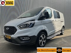 Ford Transit Custom - 320 2.0 TDCI L2H1 active dubbele cabine | heel compleet| elektrische lederen verwarmbare s