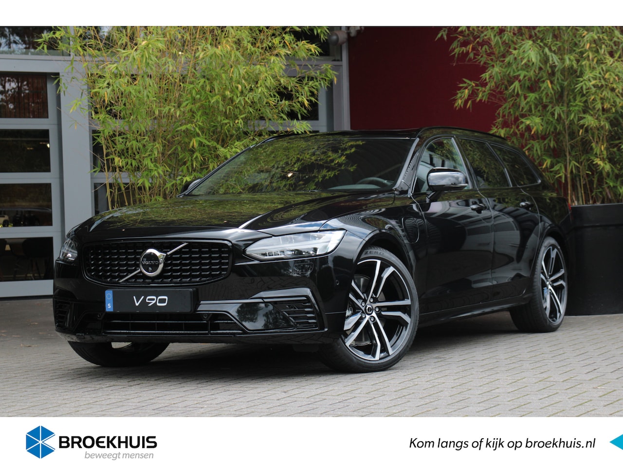 Volvo V90 - T6 Recharge AWD Ultra Dark | Pilot Assist | 360 Camera | Head-up display | Harman/Kardon | - AutoWereld.nl