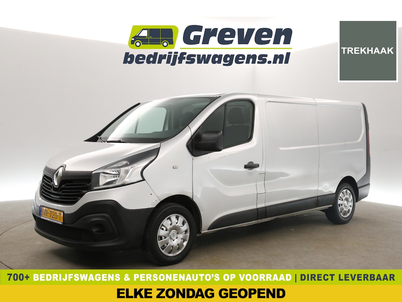 Renault Trafic - 1.6 dCi T29 L2H1 Export | GEEN APK! | Airco Navigatie Trekhaak 3 Persoons Parkeersensoren - AutoWereld.nl