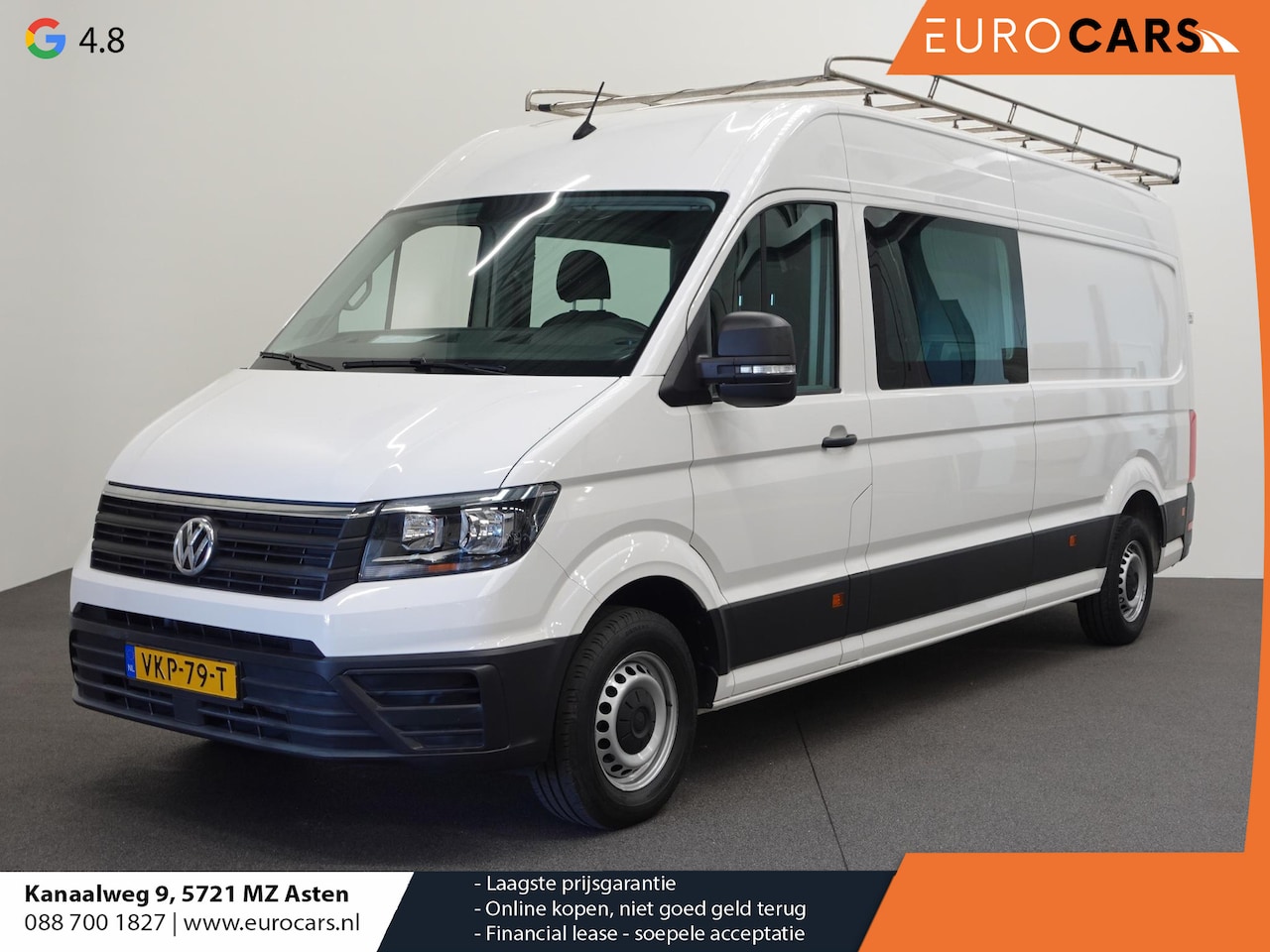 Volkswagen Crafter - 177PK Automaat Dubbele cabine L4H3/L3H2 Navigatie Camera Trekhaak Imperiaal Airco Cruise c - AutoWereld.nl