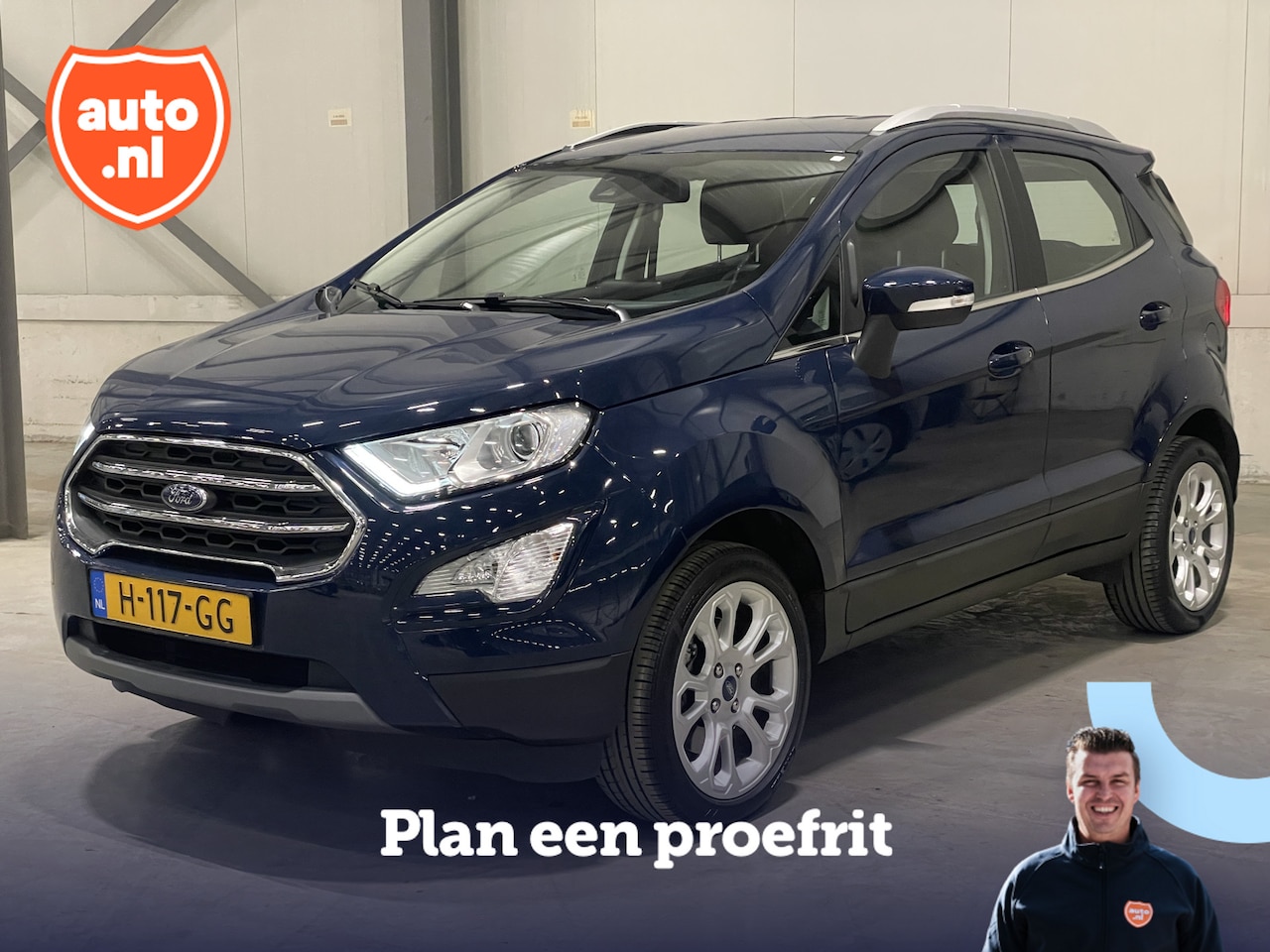 Ford EcoSport - 1.0 EcoBoost Titanium | Cruise Control | Parkeersensoren | Bluetooth | Half lederen bekled - AutoWereld.nl