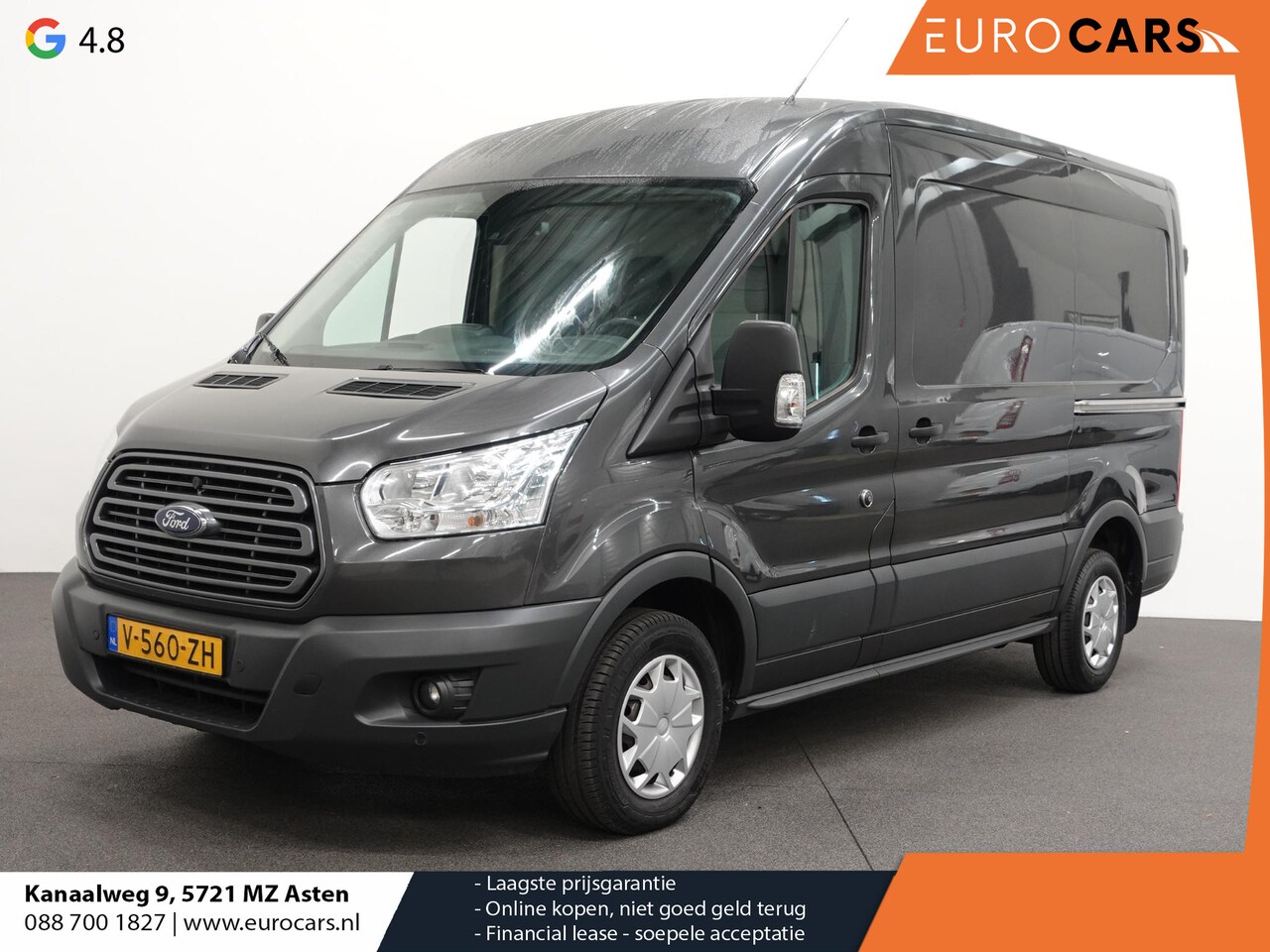 Ford Transit - 105pk L2H2 Trend 2x schuifdeur Airco Cruise control Camera Parkeersensoren Euro6 - AutoWereld.nl