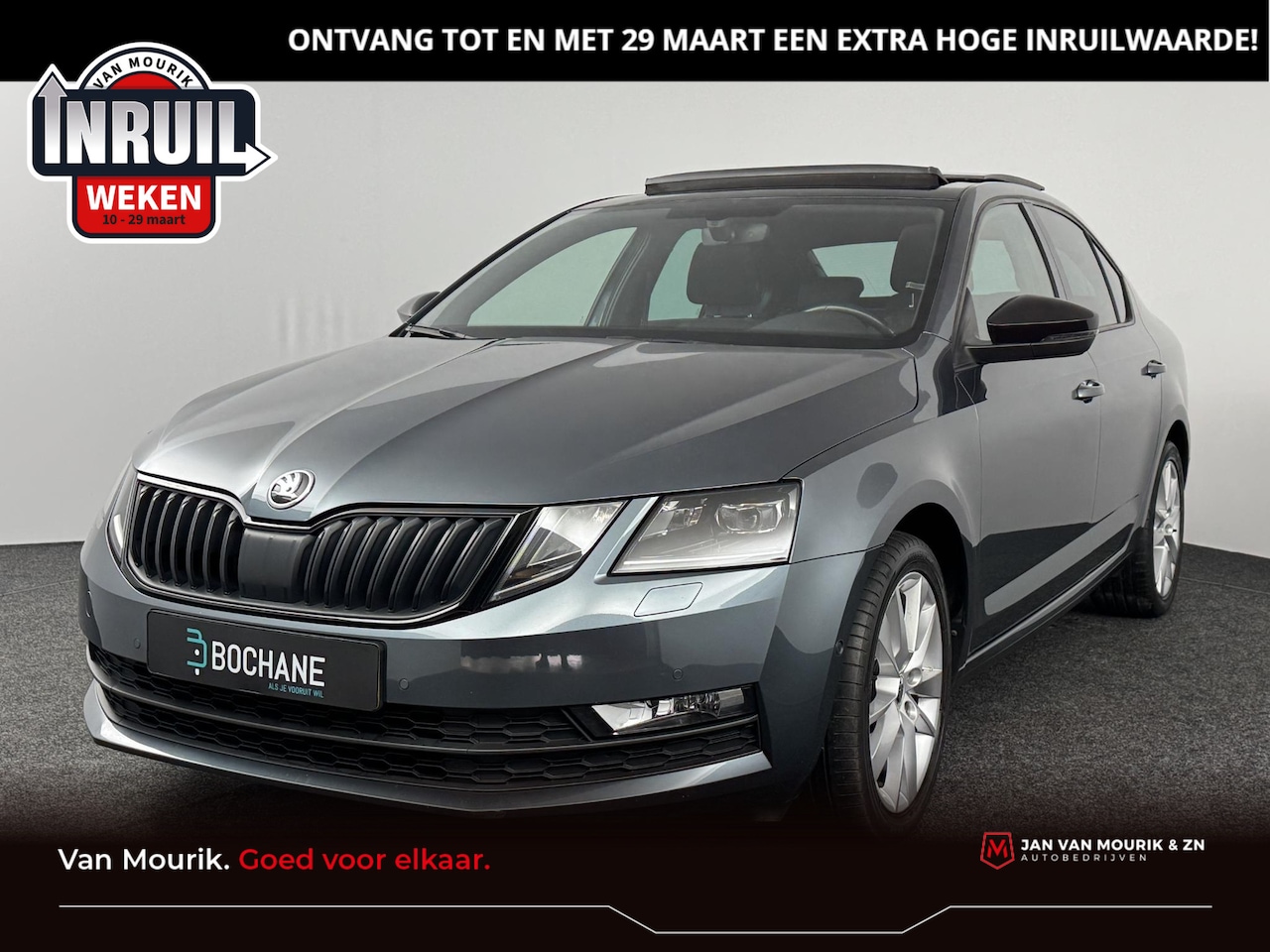 Skoda Octavia - 1.5 TSI Greentech Business Edition Plus Automaat | Schuif kanteldak | Climatronic | parkee - AutoWereld.nl