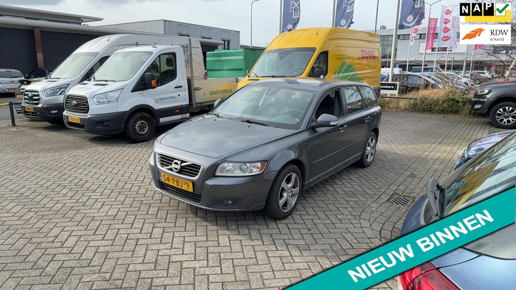 Volvo V50 - 2.0 Sport 146pk 1e eig. Historie Cruise Clima Trekhaak 1350kg. - AutoWereld.nl