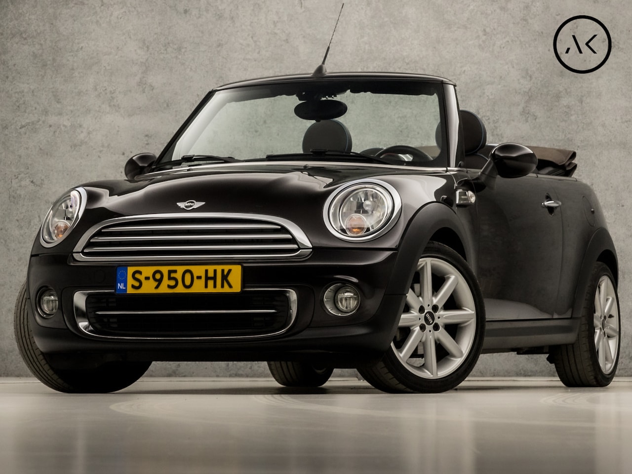 MINI Cabrio - Mini 1.6 Cooper Highgate Automaat (CLIMATE, STOELVERWARMING, LEDEREN SPORTSTOELEN, PARKEER - AutoWereld.nl