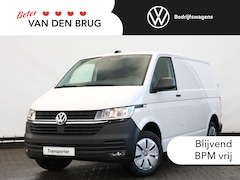 Volkswagen Transporter - 2.0 TDI 110PK L1H1 | Airco | Cruise | Navigatie via app-connect | Achteruitrijcamera | Bij