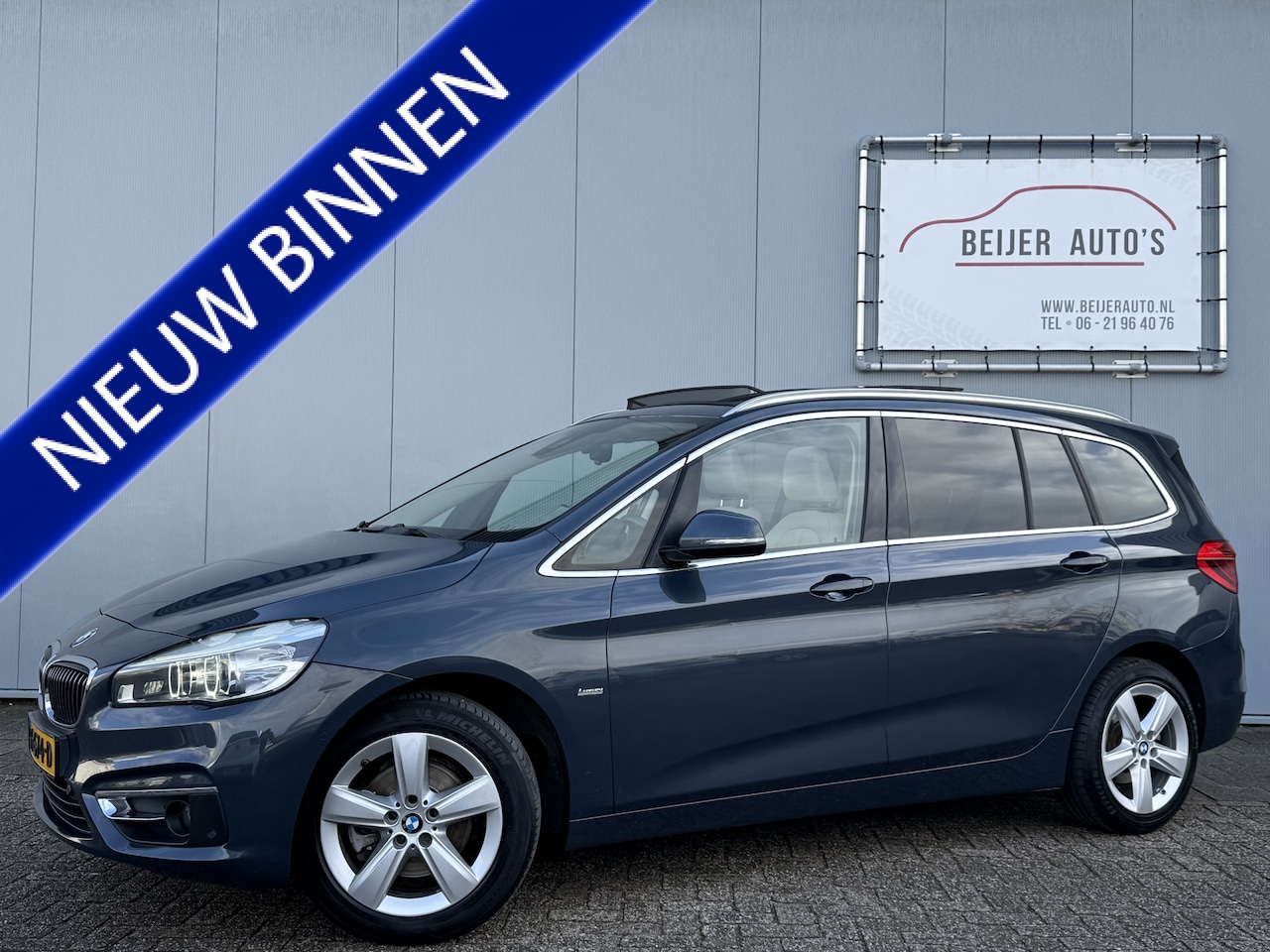 BMW 2-serie Gran Tourer - 218i Luxury 7p. Pano/Trekhaak/Leer. - AutoWereld.nl