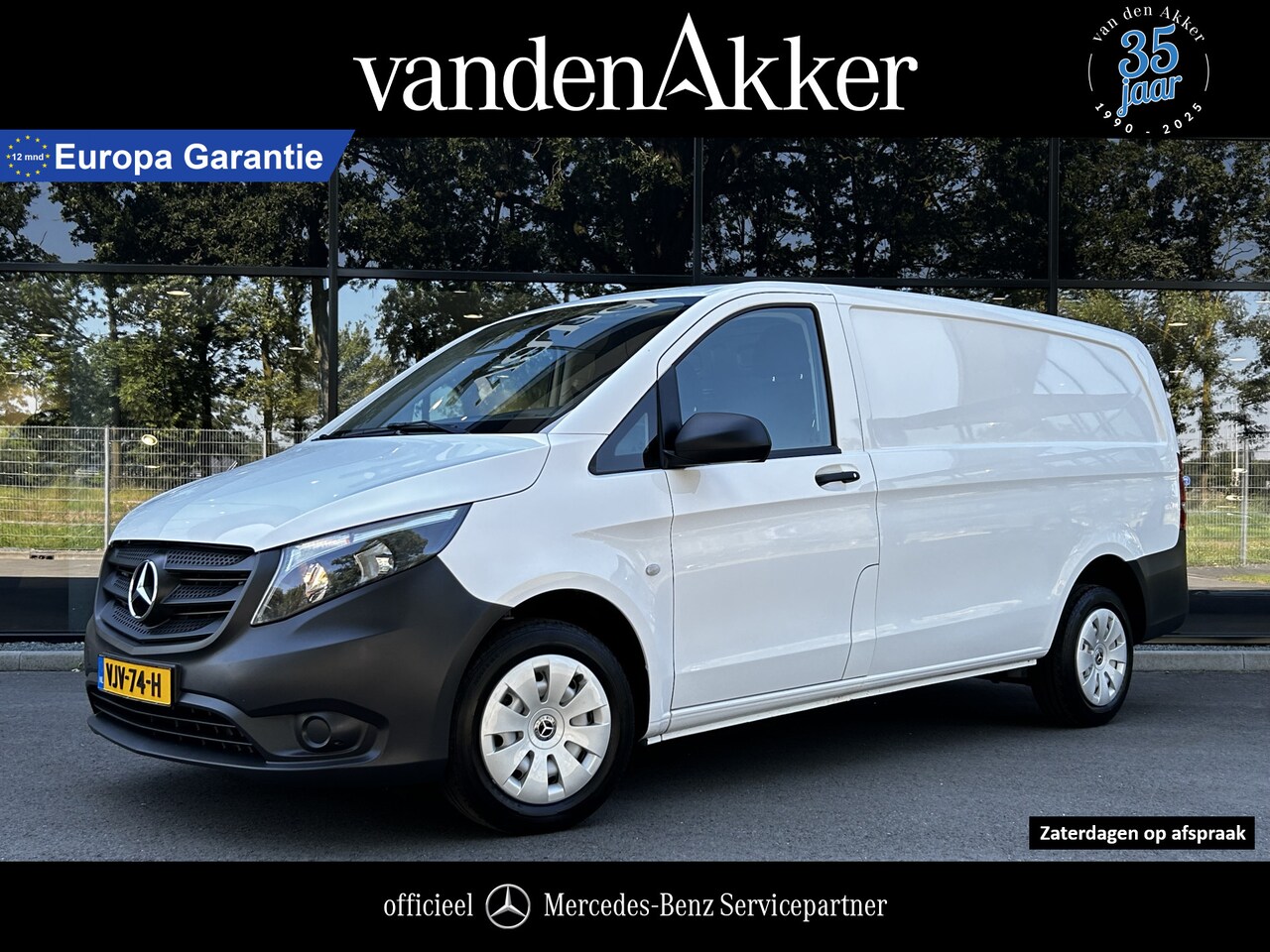 Mercedes-Benz Vito - 110 CDI L2 Lang // Trekhaak // Airco // Achterklep // 12 mnd Garantie // Bank // Radio // - AutoWereld.nl