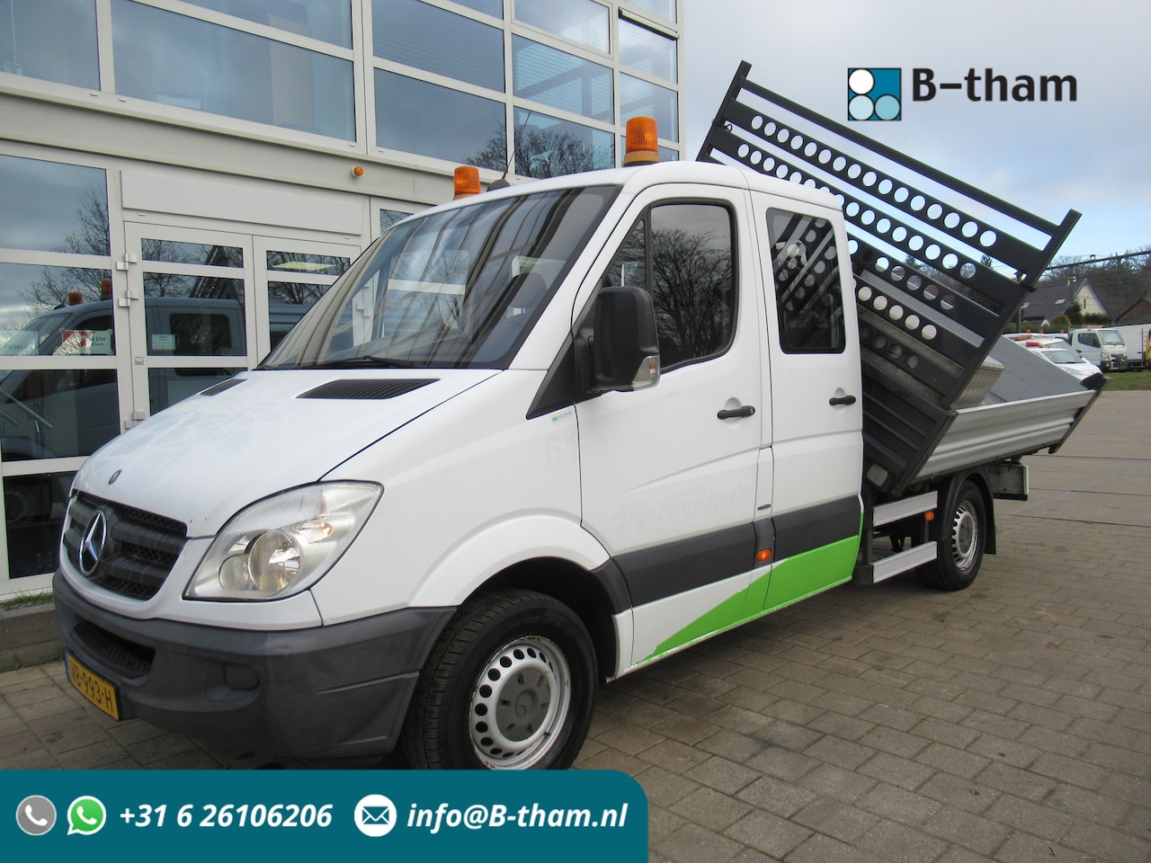 Mercedes-Benz Sprinter - 310 2.2 CDI 366 DOKA Dubbelcabine 3-Z./W./S. Kipper Tipper - AutoWereld.nl