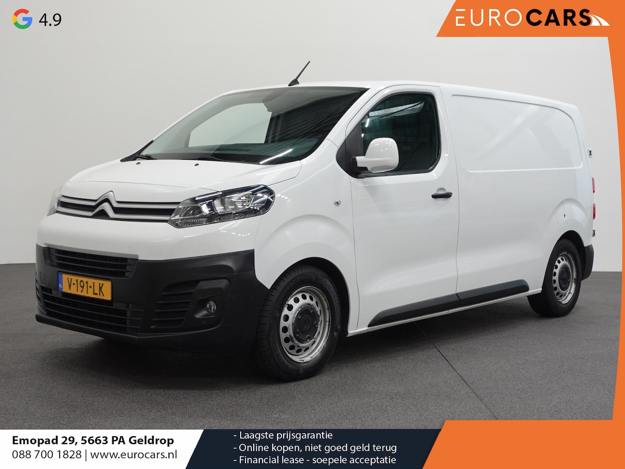 Citroën Jumpy - 1.6 BlueHDI 95PK L2 Airco Cruise control 2-zits Euro6 - AutoWereld.nl