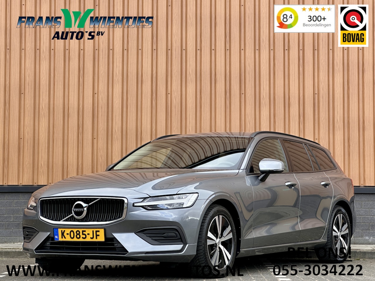 Volvo V60 - 2.0 B3 Business Pro | Elektrische Trekhaak | Cruise Control | Achteruitrijcamera | Apple C - AutoWereld.nl