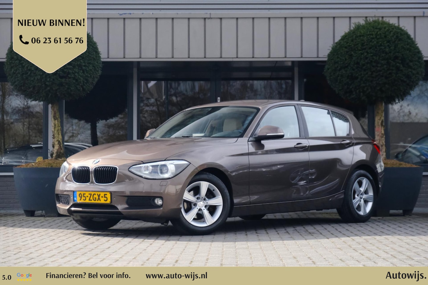 BMW 1-serie - 116i Upgrade Edition|NL AUTO|LEDER|AUT|NAVI|STOELVERWARMING - AutoWereld.nl