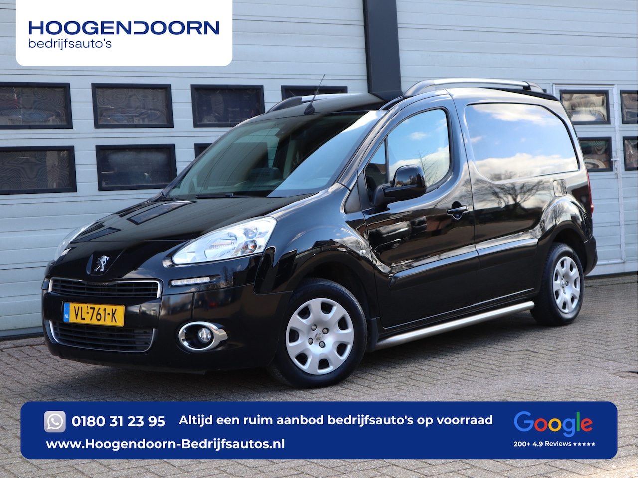 Peugeot Partner - 1.6 e-HDI Automaat 90pk Navteq - Clima - Cruise - Leer - AutoWereld.nl