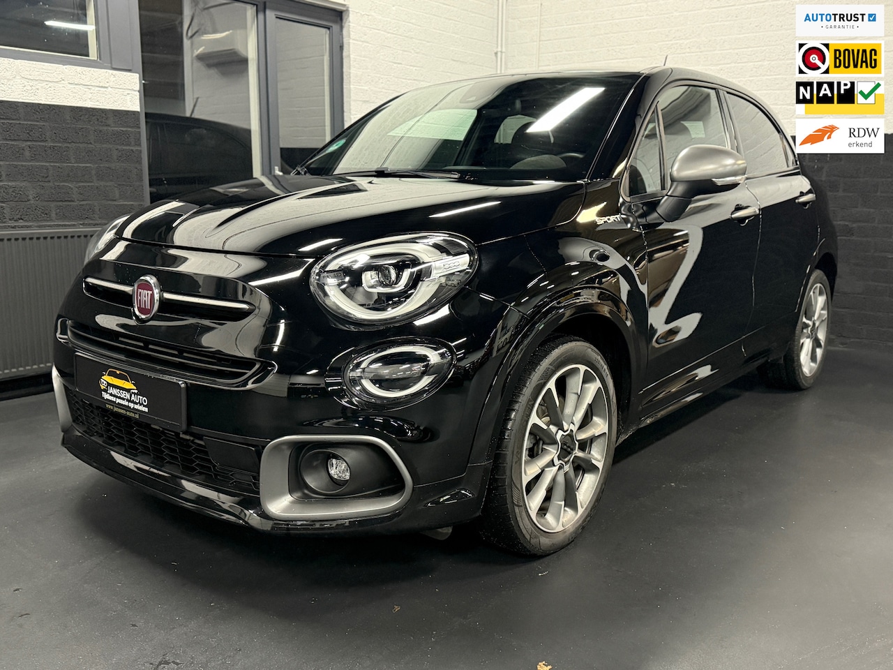 Fiat 500 X - 1.3 GSE Sport 1.3 GSE Sport, leder, automaat, navi, camera, led, 1e eigenaar, garantie - AutoWereld.nl