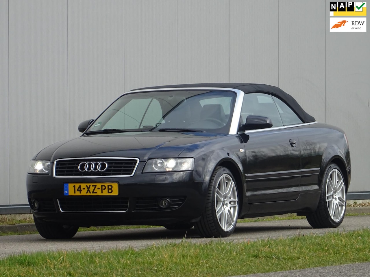 Audi A4 Cabriolet - 3.0 V6 220pk _@ Leer Navi Xenon Handgeschakeld! - AutoWereld.nl