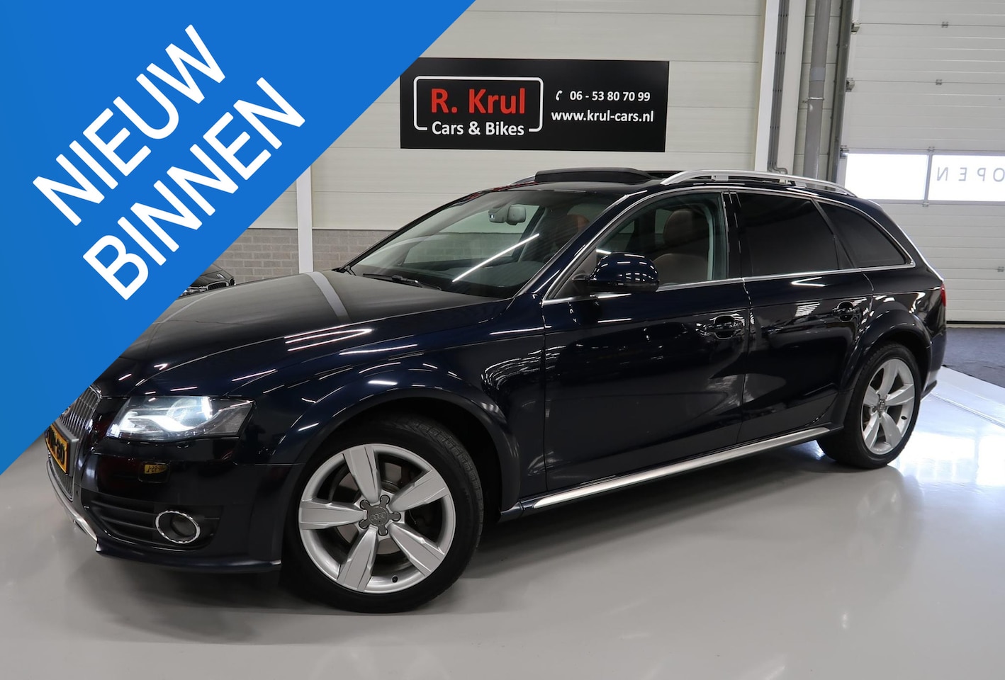 Audi A4 allroad quattro - 2.0 TFSI Pro Line Leer Panoramadak Sportstoelen Trekhaak B&O Automaat Navigatie Stoelverwa - AutoWereld.nl