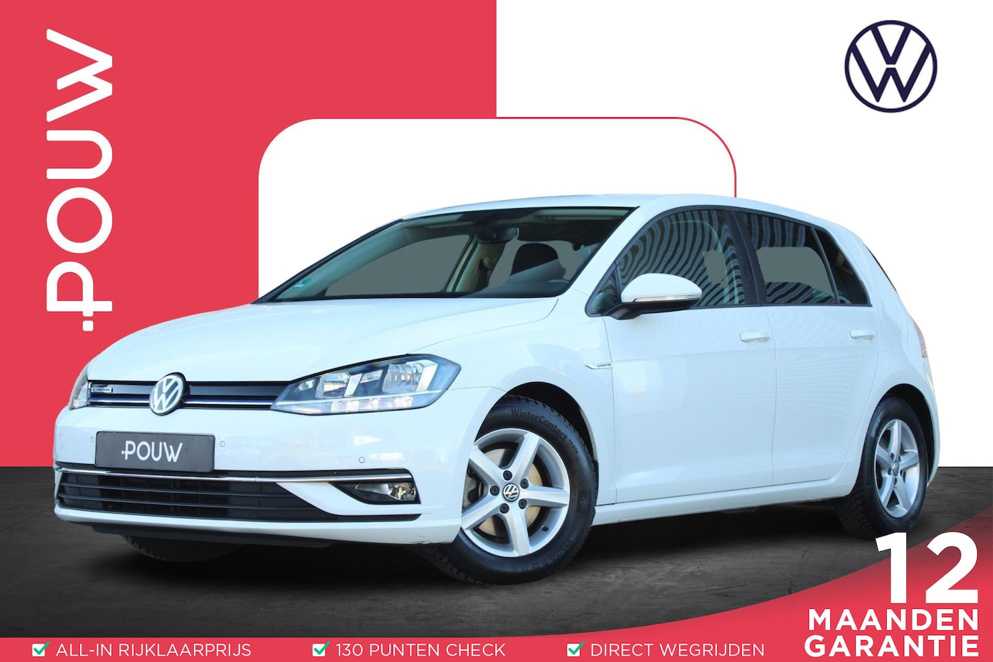 Volkswagen Golf - 1.5 TSI 130pk Comfortline | Trekhaak Afneembaar | Apple Carplay & Android Auto | 17" Velge - AutoWereld.nl