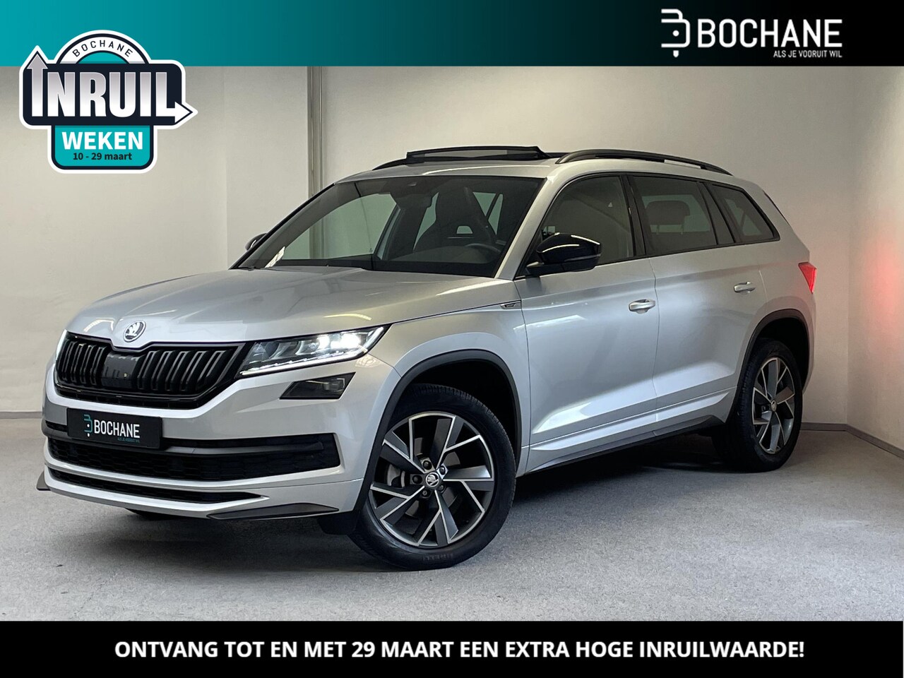 Skoda Kodiaq - 1.5 TSI Sportline 7p. | PANO | KEYLESS | ACC | CANTON | - AutoWereld.nl