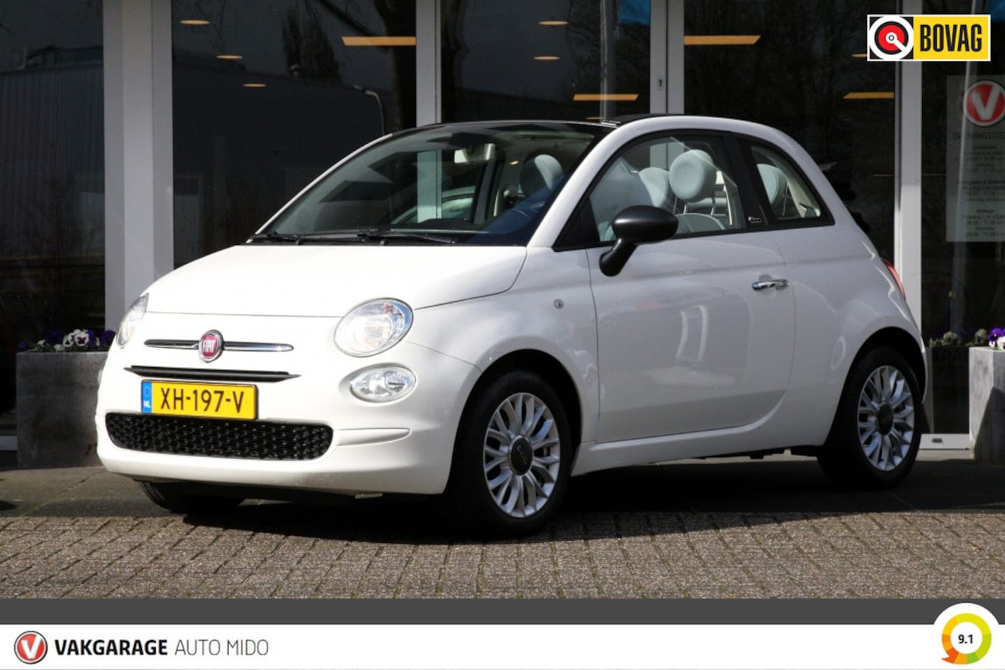 Fiat 500 C - 0.9 TwinAir Turbo Popstar Cabrio -NLD auto- - AutoWereld.nl