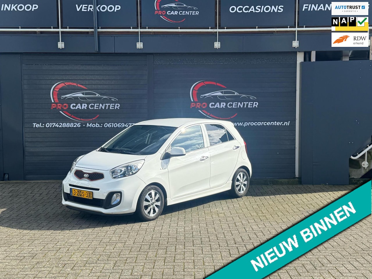 Kia Picanto - 1.0 CVVT X-treme CLIMATE|LEER|EL.RAMEN|LMV|NAP|APK - AutoWereld.nl