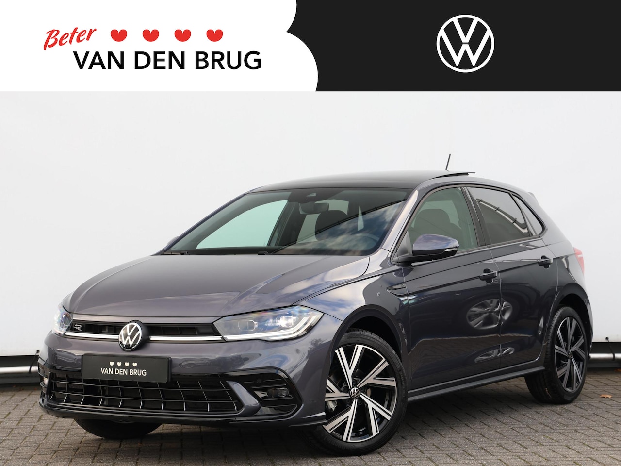 Volkswagen Polo - 1.0 TSI R-Line | Panoramadak | Navigatie | Stoelverwarming | Matrix LED | Climate Control - AutoWereld.nl