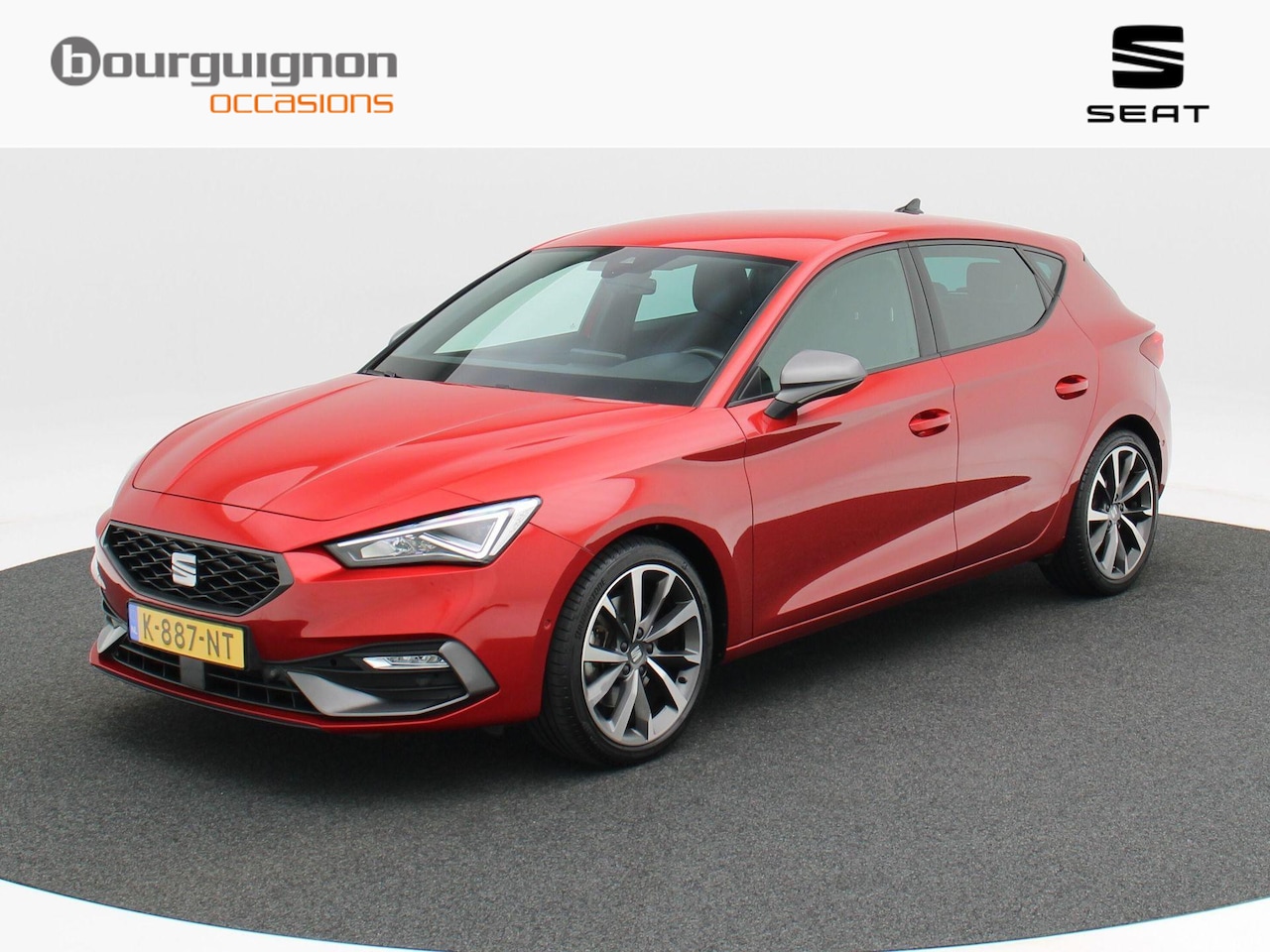 Seat Leon - 1.5 eTSi 150 Pk Automaat FR | LED | Navigatie | CLimate Control | Adaptive Cruise | Camera - AutoWereld.nl