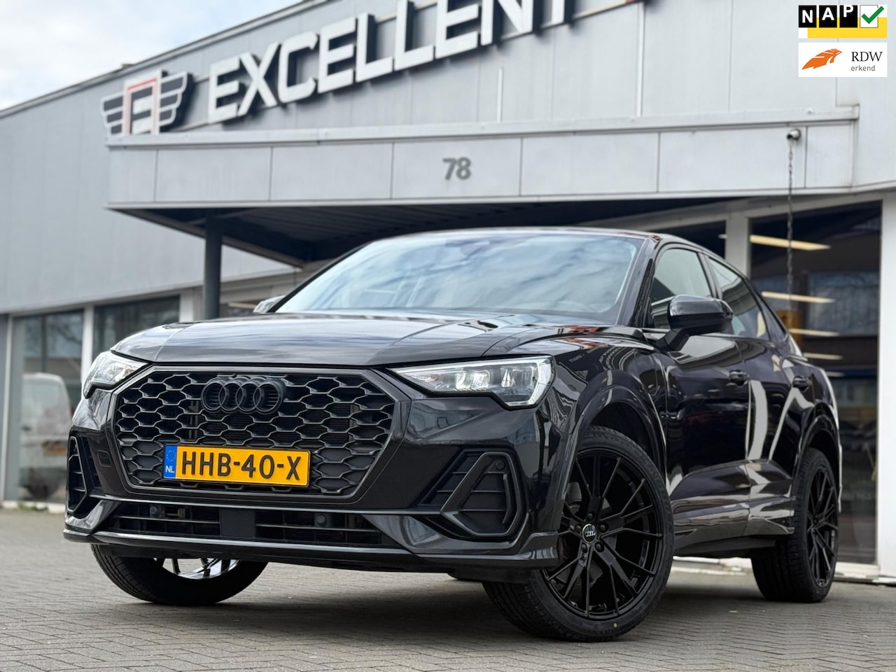 Audi Q3 Sportback - 45 TFSI e Black Edition PHEV| 266 PK|Navi - AutoWereld.nl