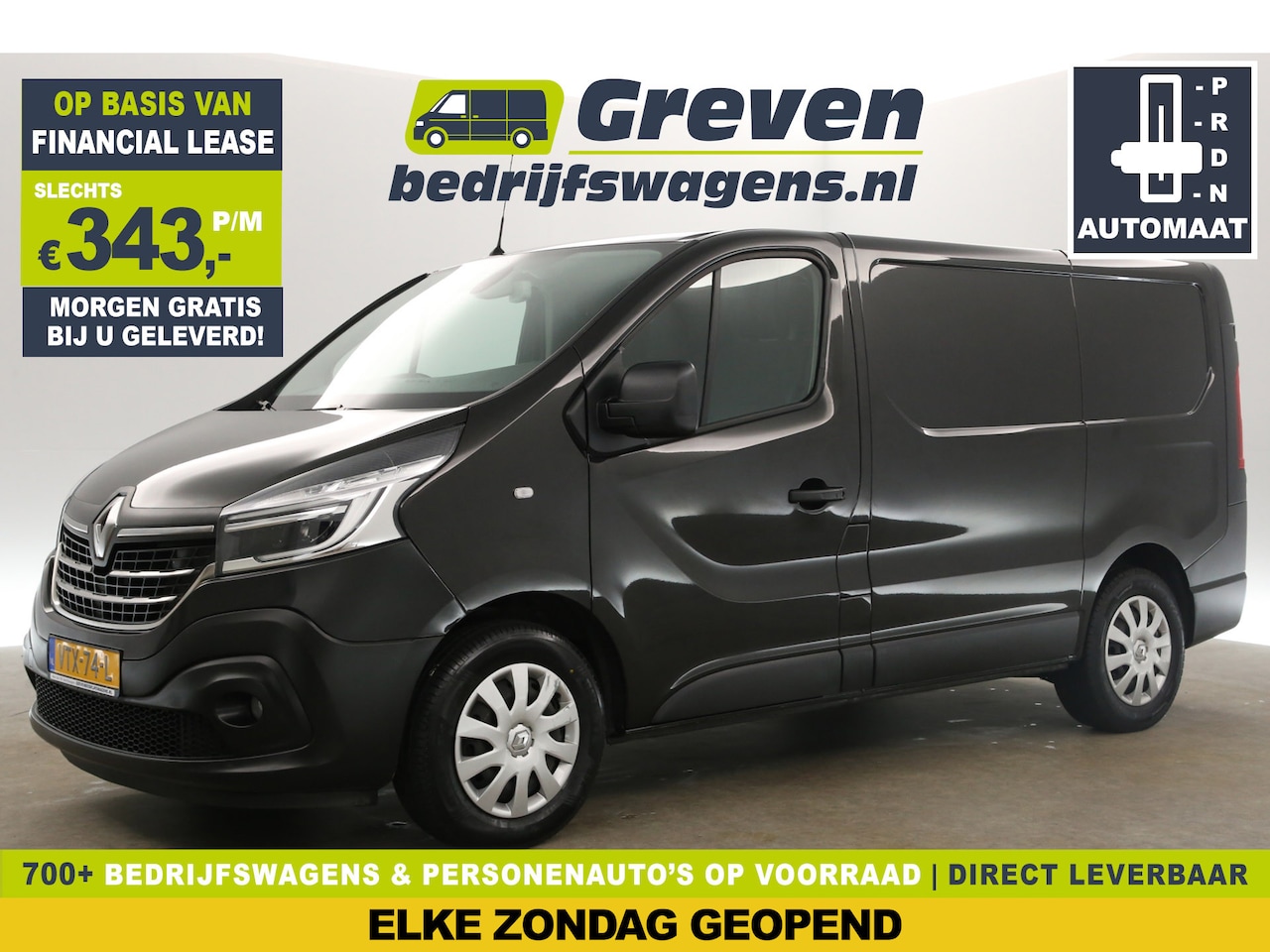 Renault Trafic - 2.0 dCi T29 L1H1 146PK Automaat Airco Camera PDC LED 3 Persoons Elektrpakket - AutoWereld.nl