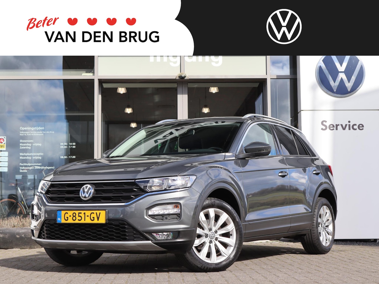 Volkswagen T-Roc - 1.0 TSI 115 pk Style | Navigatie | Adaptive Cruise | Trekhaak | PDC | Climatronic | 17'' L - AutoWereld.nl