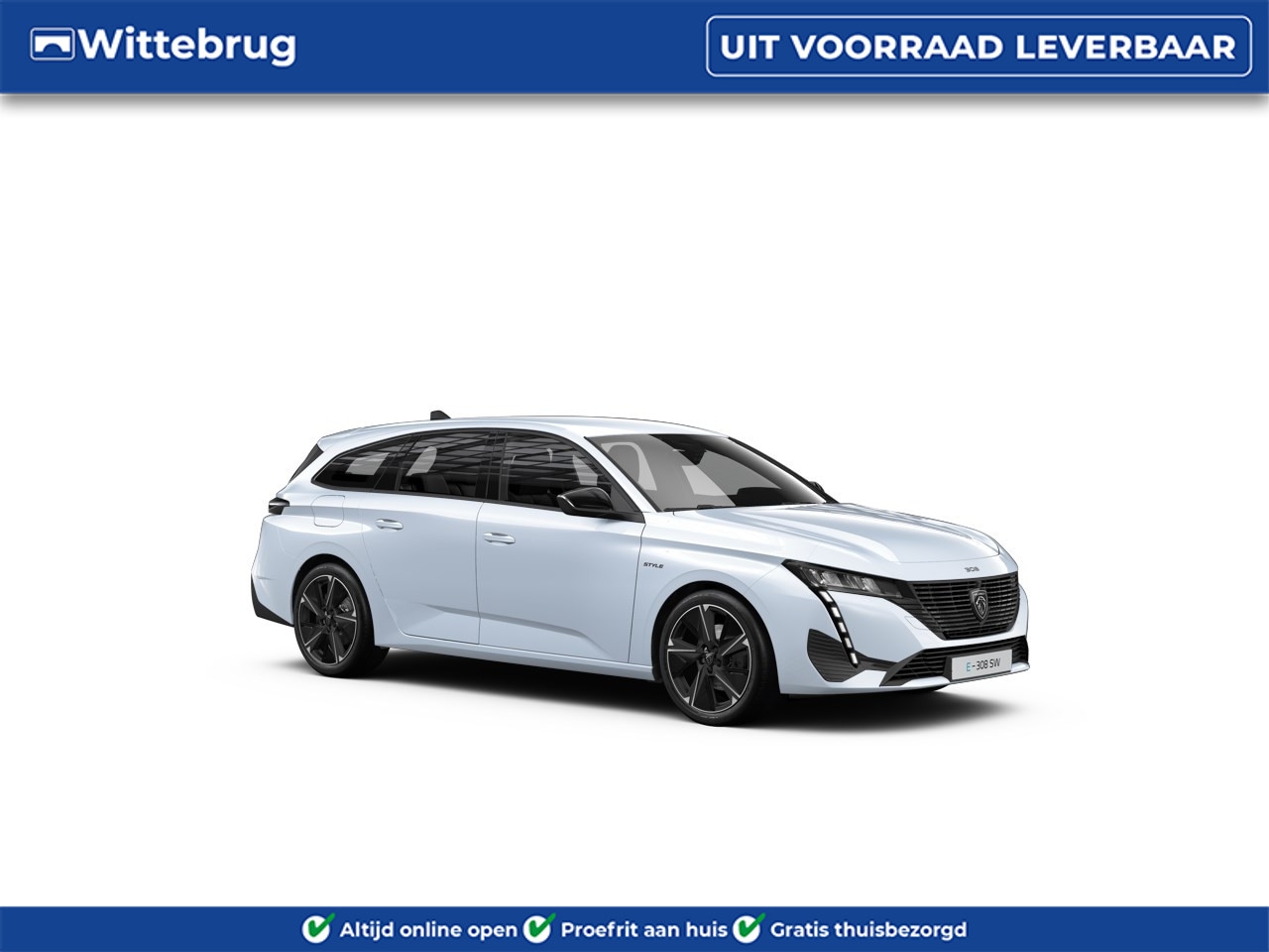 Peugeot e-308 SW - Style EV 54 kWh DIRECT RIJDEN - 18 INCH LMV - KEYLESS - AutoWereld.nl