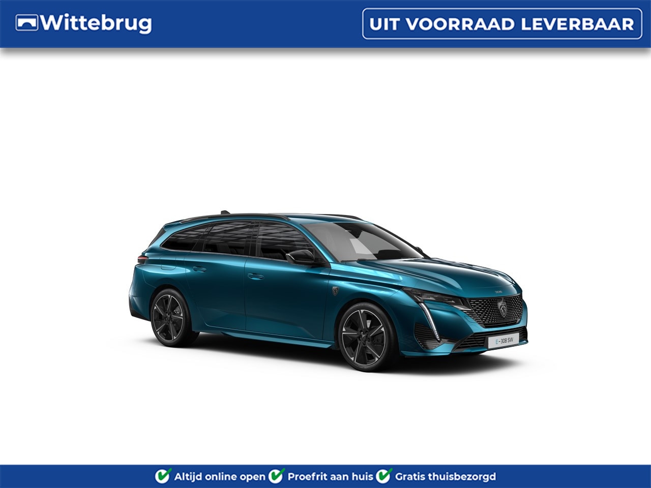 Peugeot e-308 SW - GT EV 54 kWh Als Eerste Van Nederland! - AutoWereld.nl