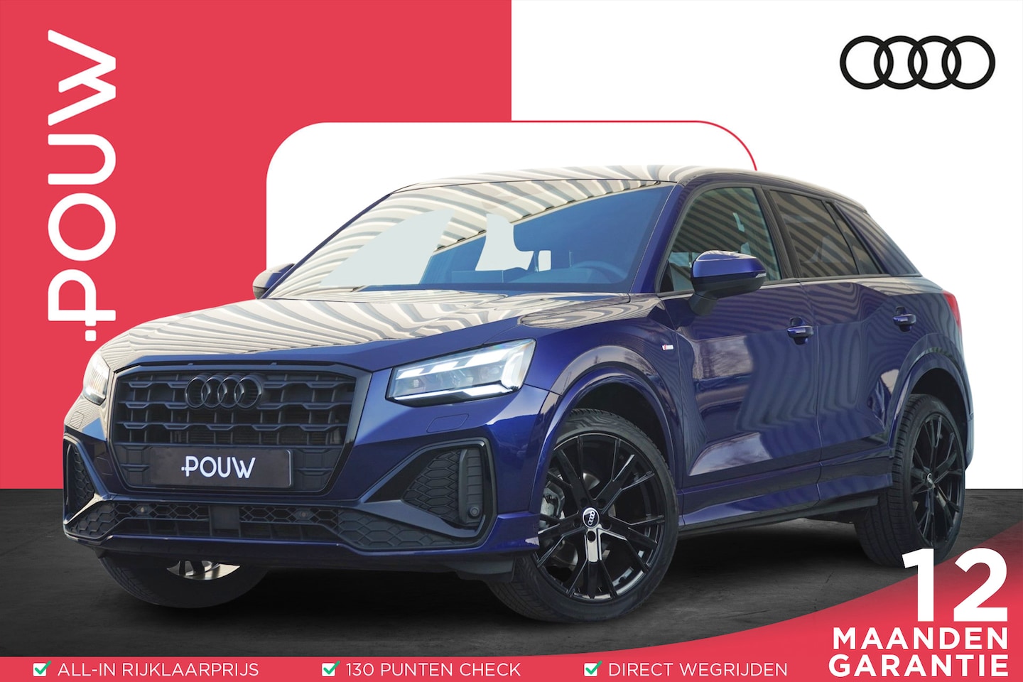 Audi Q2 - 30 TFSI 110pk S Edition | S Line | Gunners | Black Pakket - AutoWereld.nl