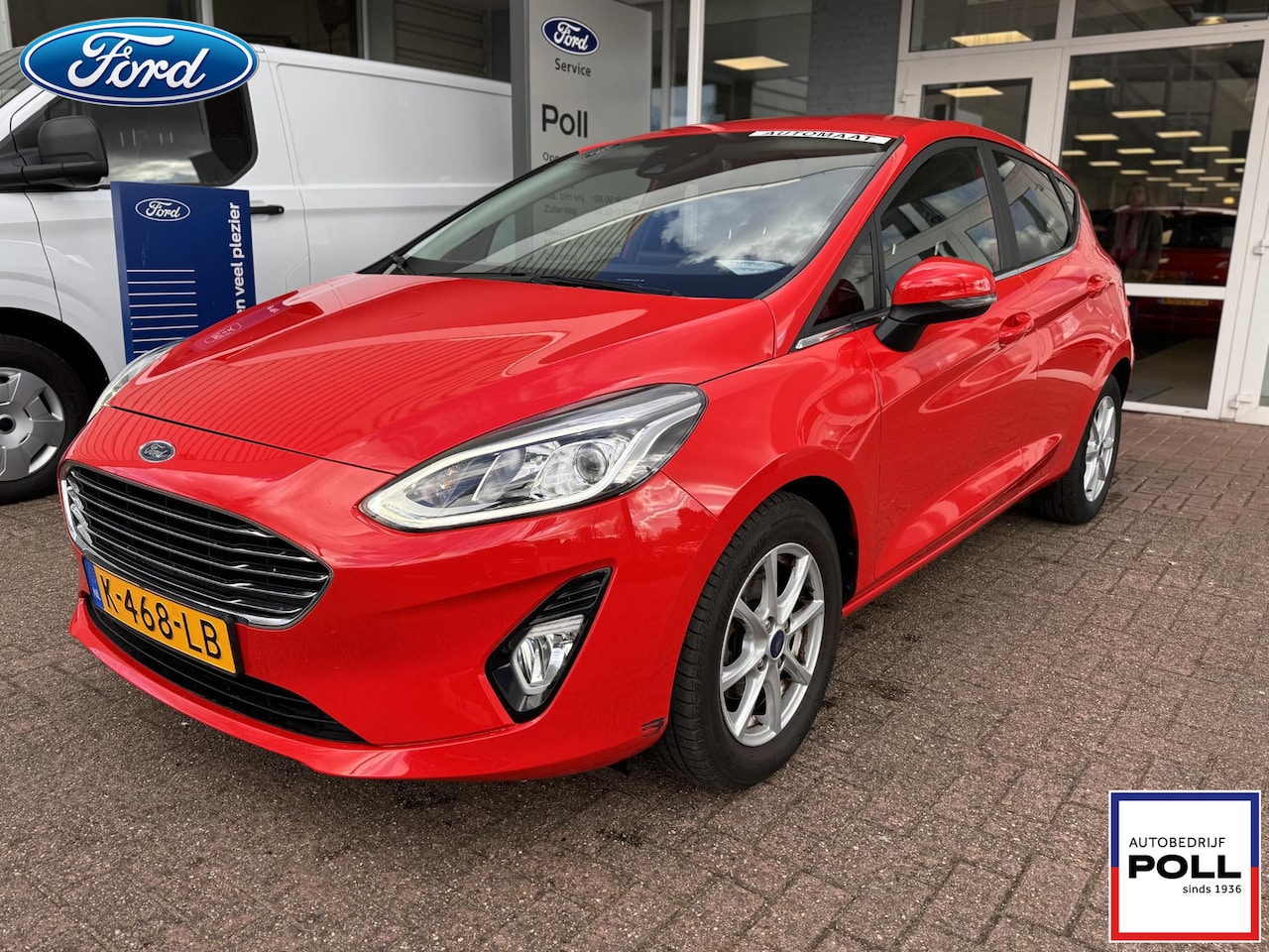 Ford Fiesta - 125pk EcoB Titanium Automaat Navi Climat Cruise Privacy Glass Dealeronderhouden NL-Auto - AutoWereld.nl